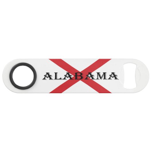Alabama und Flaggen Speed Flaschenöffner (Vorderseite (Horizontal))
