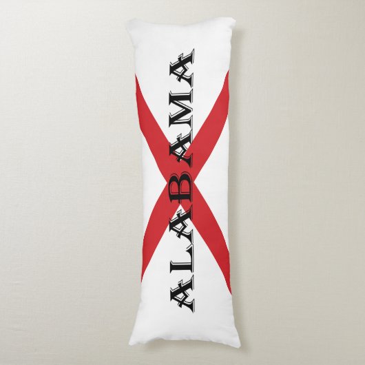 Alabama und Flaggen tpcn Seitenschläferkissen (Vorderseite Vertikal)