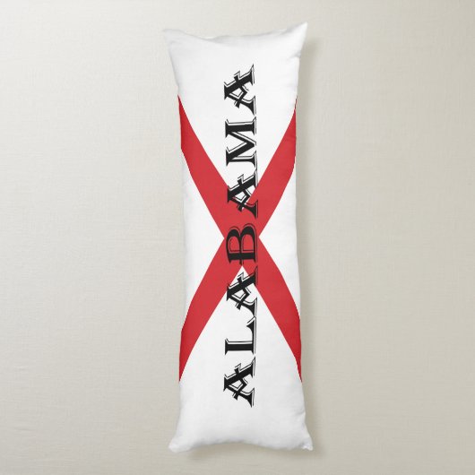 Alabama und Flaggen tpcn Seitenschläferkissen (Rückseite (Vertikal))