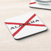 Alabama und Flaggenküste Getränkeuntersetzer (Linke Seite)