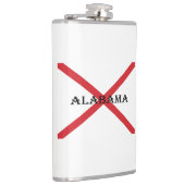 Alabama und Flaggenzeichen Flachmann (Rechts)