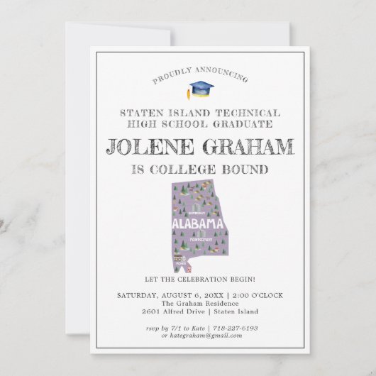 Alabama | Uni Bound Graduation Party (Vorderseite)