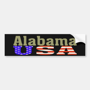 Alabama USA! Autoaufkleber
