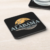 Alabama USA Getränkeuntersetzer (Linke Seite)