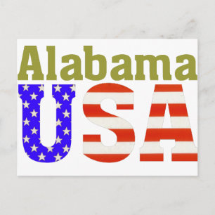 Alabama USA! Postkarte