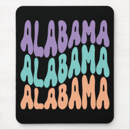 Alabama USA Staat Retrodesign Mouse Pad Mousepad