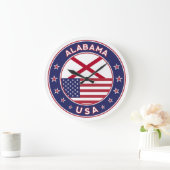 Alabama, USA Staaten, Alabama Große Wanduhr (Zuhause)