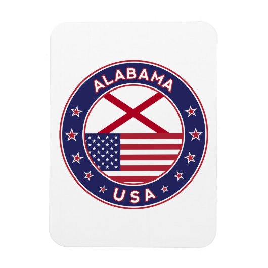 Alabama, USA Staaten, Alabama Magnet (Vertikal)