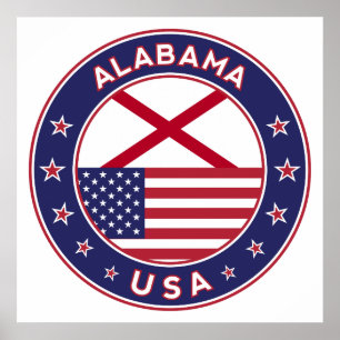 Alabama, USA Staaten, Alabama Poster