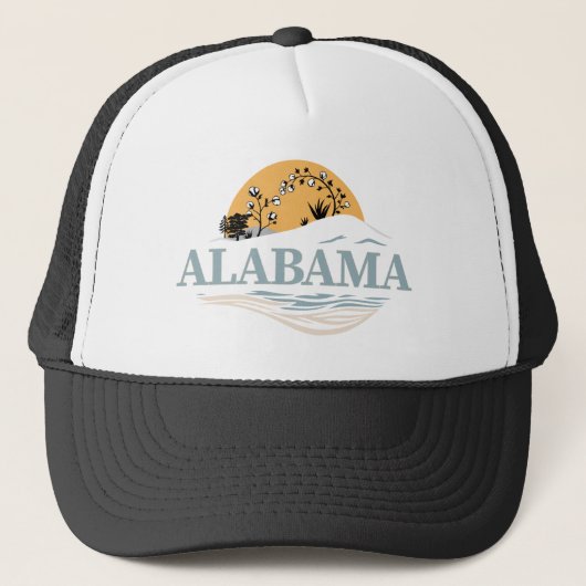Alabama USA Truckerkappe (Vorderseite)