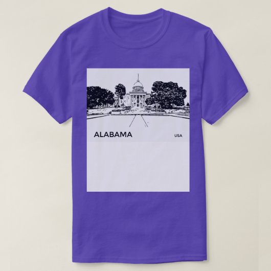 Alabama USA TShirt (Design vorne)
