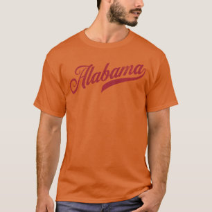 Alabama Varsity Script Classic Sport Jersey Stil T-Shirt