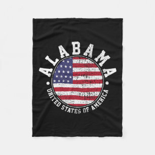 Alabama Vintag Fleecedecke