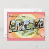 Alabama - Vintage Alabama-Reise Postkarte (Vorne/Hinten)