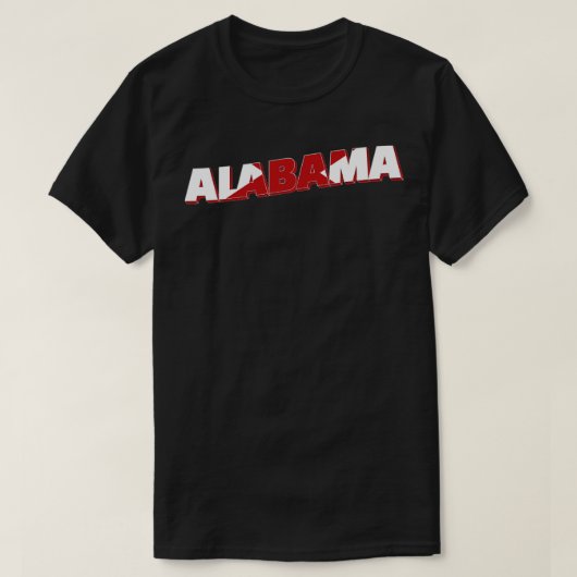 Alabama Vintager Retro-Souvenir TShirt (Design vorne)