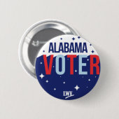 Alabama Voter Button (Vorne & Hinten)