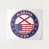 Alabama Wandteppich (Vorderseite (Horizontal))
