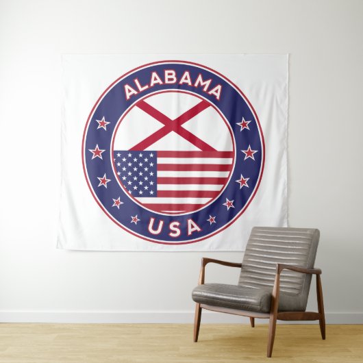 Alabama Wandteppich (Beispiel (Horizontal))