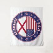 Alabama Wandteppich (Vorderseite)