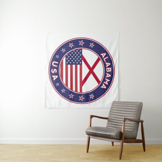 Alabama Wandteppich (Beispiel (Horizontal))