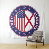 Alabama Wandteppich (Beispiel (Horizontal))