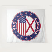 Alabama Wandteppich (Vorderseite (Horizontal))