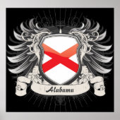 Alabama Wappen Poster (Vorne)