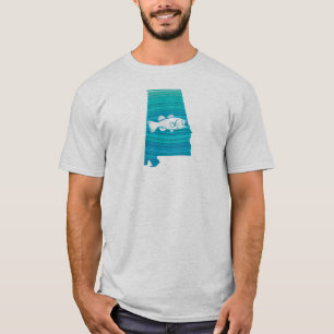 Alabama Wave Fishing T-Shirt