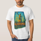 Alabama “We Dare Defend Our Rights” T-Shirt (Vorderseite)