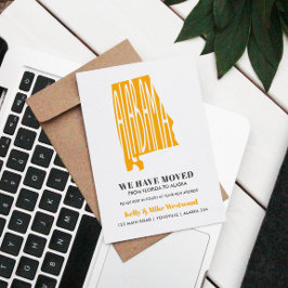 ALABAMA Wir haben neue Adresse Neue Zuhause versch Postkarte