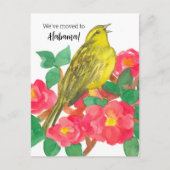 Alabama Yellowhammer Camellias Postkarte (Vorderseite)
