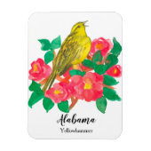 Alabama Yellowhammer Staat Bird Magnet (Vertikal)
