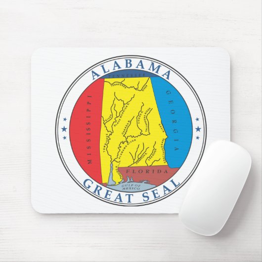 Alabama-Zeichen Mousepad (Mit Mouse)
