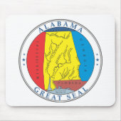 Alabama-Zeichen Mousepad (Vorne)