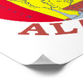 Alabama-Zeichen Poster (Ecke)
