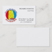 Alabama-Zeichen Visitenkarte (Vorne/Hinten)