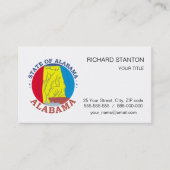 Alabama-Zeichen Visitenkarte (Vorderseite)