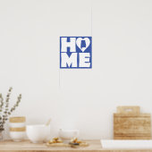 Alabama Zuhause Heart Staat Poster Sign (Küche)