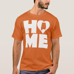 Alabama Zuhause Heart Staat T-Shirts T - Shirt