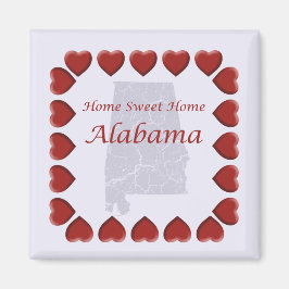 Alabama Zuhause Sweet Zuhause Magnet