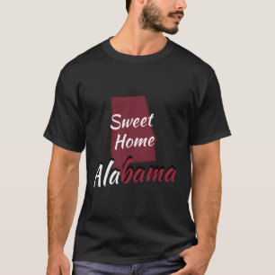 Alabama Zuhause Sweet Zuhause Staatsstolz T-Shirt