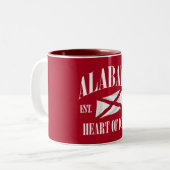 Alabama Zweifarbige Tasse (Vorderseite Links)
