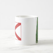 Alabaman Flag + Map-Tasse Kaffeetasse (Mittel)