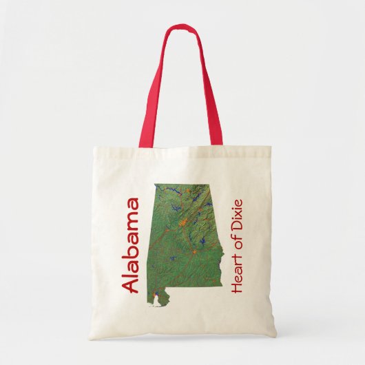 Alabaman Map Bag Tragetasche (Vorne)
