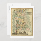 AlabamaPanorama Karte Alabama (Vorne/Hinten)