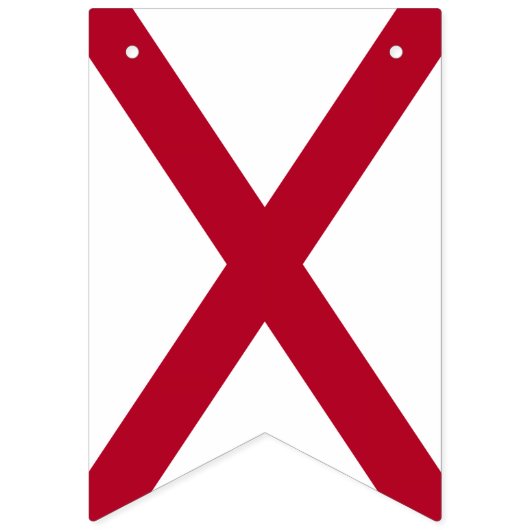 Alabamian Fahne, amerikanisches Flaggenbanner Wimpelkette (Zweite Fahne)