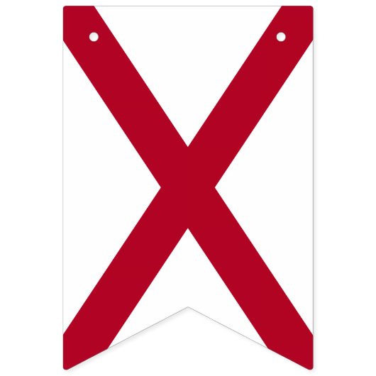 Alabamian Fahne, amerikanisches Flaggenbanner Wimpelkette (Erste Fahne)