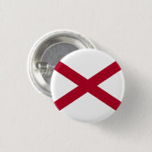 Alabamian Flag, Flagge Alabamas Button (Vorne & Hinten)