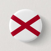 Alabamian Flag, Flagge Alabamas Button (Vorderseite)