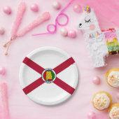 Alabamian Flag & Seal, Flag of Alabama Pappteller (Party)